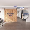 EaseLife 14 FT Heavy Duty Sliding Barn Door Hardware Track