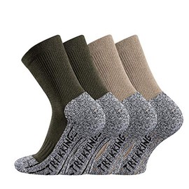 TippTexx24 trekking socks, hiking socks, real footfriends with additional guarantee, tested for harmful substances according to Oekotex100 standard, 4 or 8 pairs Coolmax air conditioning socks - 35/38