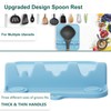 Spoon Rest, Silicone Spoon Holder for Stove Top with Drip