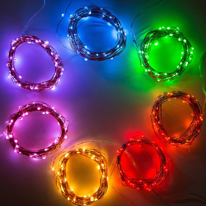 Hometown Evolution, Inc. Orange LED Fairy Lights - Plug in