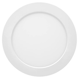 Maxxima 9 in. LED Flush Mount Ceiling Light Fixture - 1500 Lumens, 5 CCT 2700K-5000K, Round Color Selectable Panel Light, Dimmable, Recessed Can or J-Box Install, Suitable for Bathroom or Shower