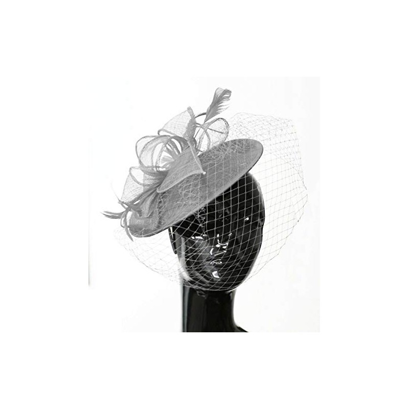 Caprilite Saucer Sinamay Headband Fascinator Wedding Ascot Hat Hatinator Birdcage