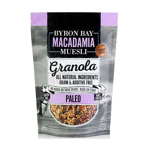 Byron Bay Macadamia Muesli Granola Paleo Honey Roasted 2kg