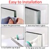 ETOPARS Bath Door Seal Strip Shower Screen Window Gap Seal