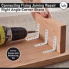 OMIDEAS 20 x Angle Bracket (100 x 100 x 16)