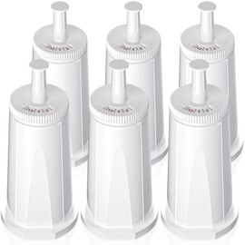 Replacement Water Filter for Breville Espresso Machine Barista Touch Bes880, Barista Pro BES878, Oracle Touch BES990, Oracle BES980, Dual Boiler BES920 Bambino ClaroSwiss Sage, Pack of 6