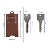 "kaupili" Key Cover, Key Case, Genuine Leather, Set of 3,