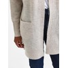 SELECTED FEMME Female Cardigan Long, Beige2