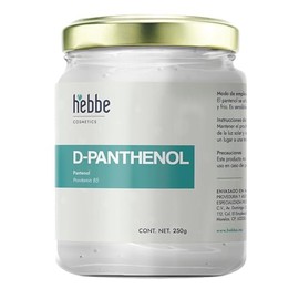 COSTANZA HEBBE - Pantenol 250g | Hidratante Facial y Capilar | Mejora Apariencia de Piel, Cabello y Uñas | Anti-Inflamatorio y Cicatrizante | Contenido de 250g