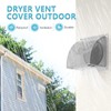 6 Inch Exhaust Vent Cover, HG Power Metal Dryer Vent