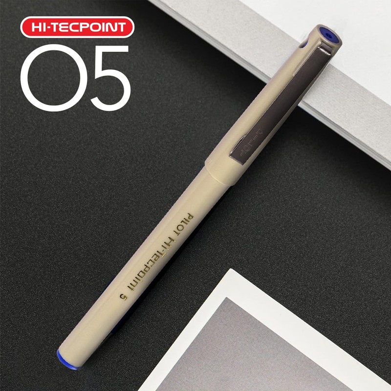Pilot 05 Hi Tecpoint Pen,Pack Of 12 (Blue) White