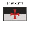 Athena Tactical KNIGHTS TEMPLAR SEAL iron-on PATCH embroidered CRUSADES RELIGIOUS