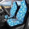 Jodoolang Blue Hibiscus Floral Front Car Seat Covers Only, 2pcs