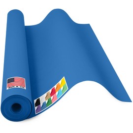 Paclord USA Made 36" x 1200" Dark Blue Kraft Paper Roll, 45 lbs Thickness, Kraft Paper for School, American Quality Rolled Paper, Bulletin Board Paper Roll - Non-Toxic, Odorless, Safe for Kids