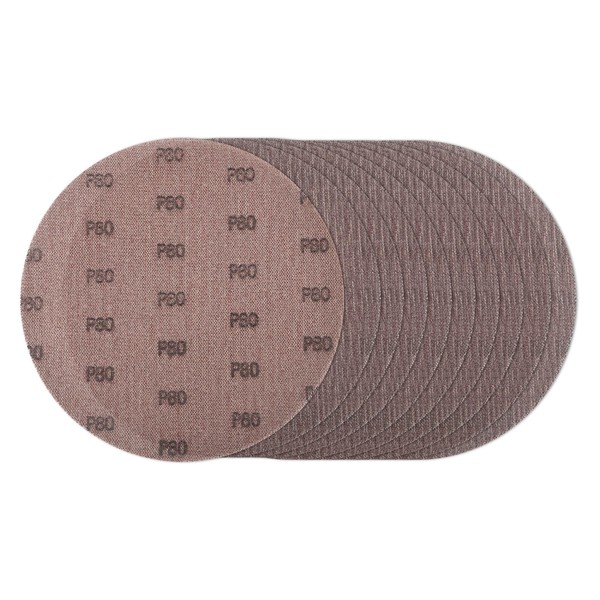 Pack of 10 Sanding Discs, Velcro Sanding Discs Diameter 225