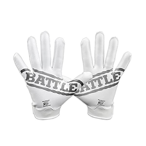Battle Sports Doom 1.0 Football Receiver Gloves for Adults