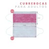 2000 Cubrebocas Tricapa Termosellado Plisado Tapabocas