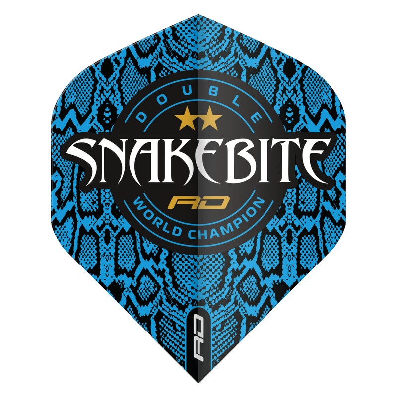 RED DRAGON Peter Wright Snakebite DWC Hardcore Dart Flight Collection