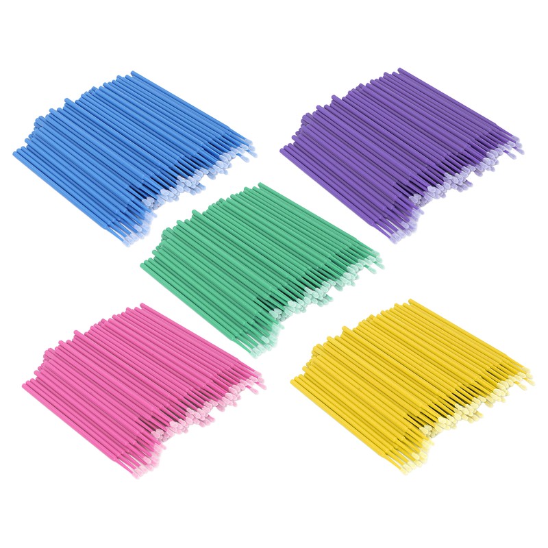 500pcs Disposable Eyeliner Cleaner Soft Cotton Tips Mini Makeup Cleaning