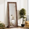 ABSWHLM Full Length Mirror 65"x22" - Beveled Edge Rustic Brown