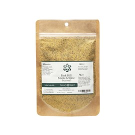 Savory Spice Park Hill Maple & Spice - Salt-Free Maple Pepper Blend | Maple, Sugar & Pepper Seasoning BBQ Dry Rub for Chicken, Pork, Salmon & Vegetables (1/2 Cup Bag - Net: 3.05 oz)