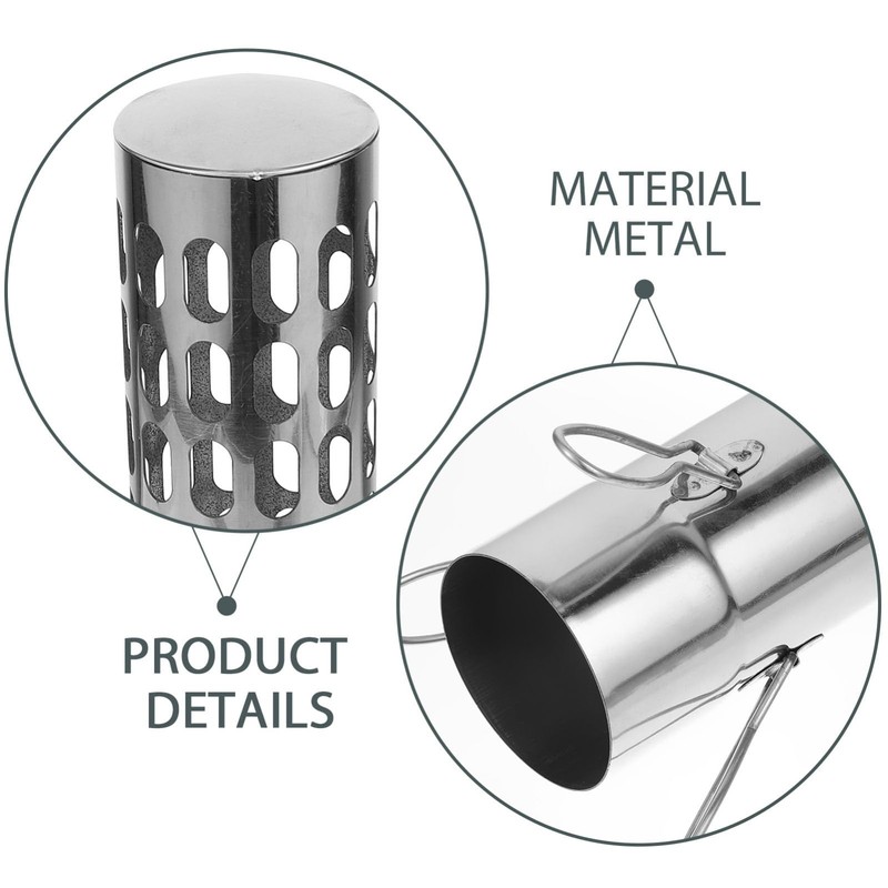 Parliky Metal Chimney Cap Rainproof Cover for Garden Chimney Vent