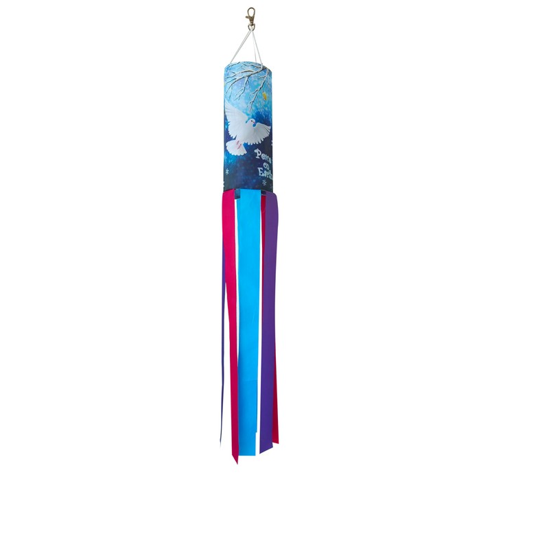 Peace Dove Windsock Durable Outdoor Hanging, 40 Inch Seasonal Farmhouse