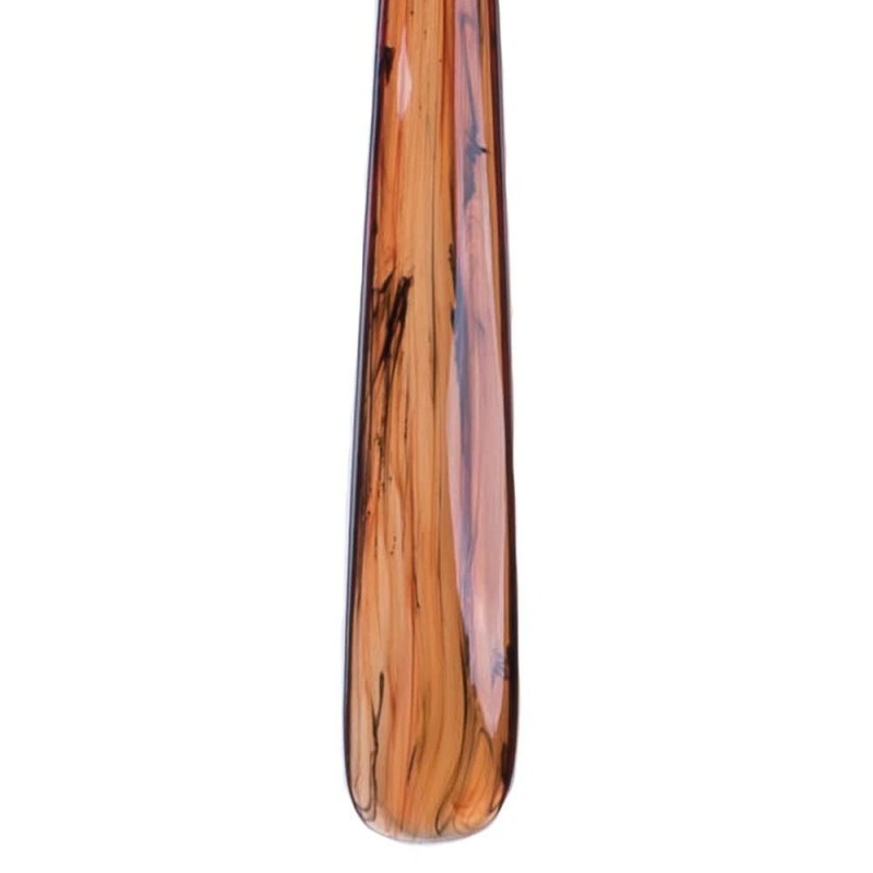 FootFitter 21" Tortoiseshell Spoon Shoe Horn with Nickel Plated Dog
