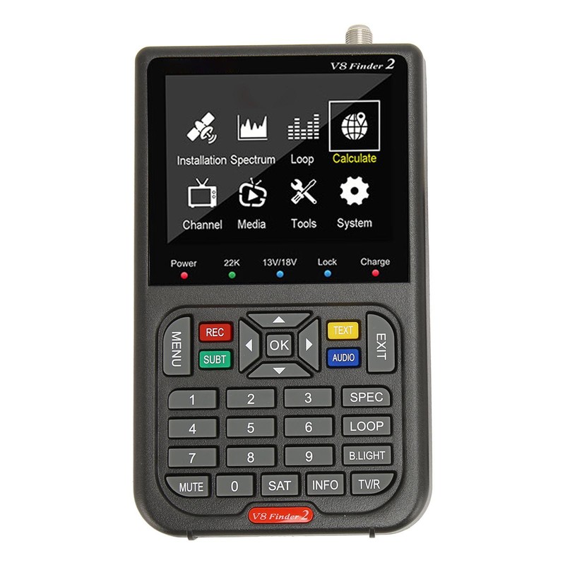 V8 Finder 2 Satellite Finder Signal Meter 3.5inch HD LCD