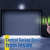 Lighted Doorbell Button, Garage Door Opener Switch with LED Light,