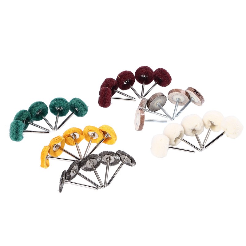 30Pcs Polishing Buffing Wheel Kit Metal Rust Removal with 0.4cm