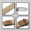 BUZZxSELECTION LBT002 Men's Design Braided Belt Casual Elastic Waist Adjustable