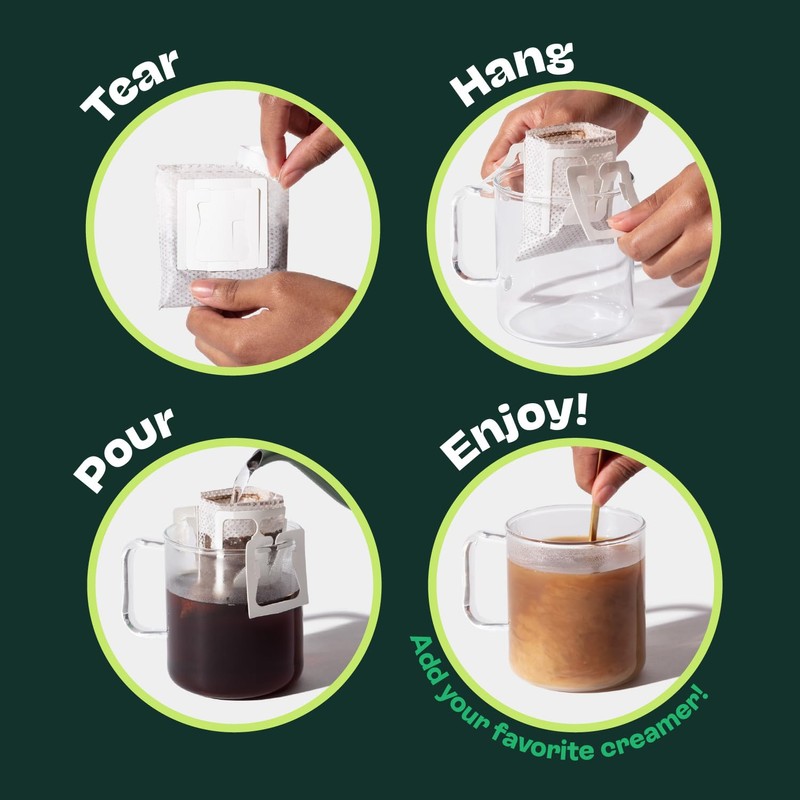 Copper Cow Premium Pour Over Single-Serve Vietnamese Coffee | Vanilla
