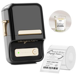 NIIMBOT B21 Label Printer,Bluetooth Thermal Label Maker,Ideal for Home Organization,Business,Ofice,50x30mm Label,230Pcs(Black)