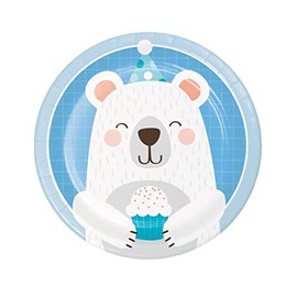 Creative Converting 336058 Bear Party Plate, 7", Multicolor