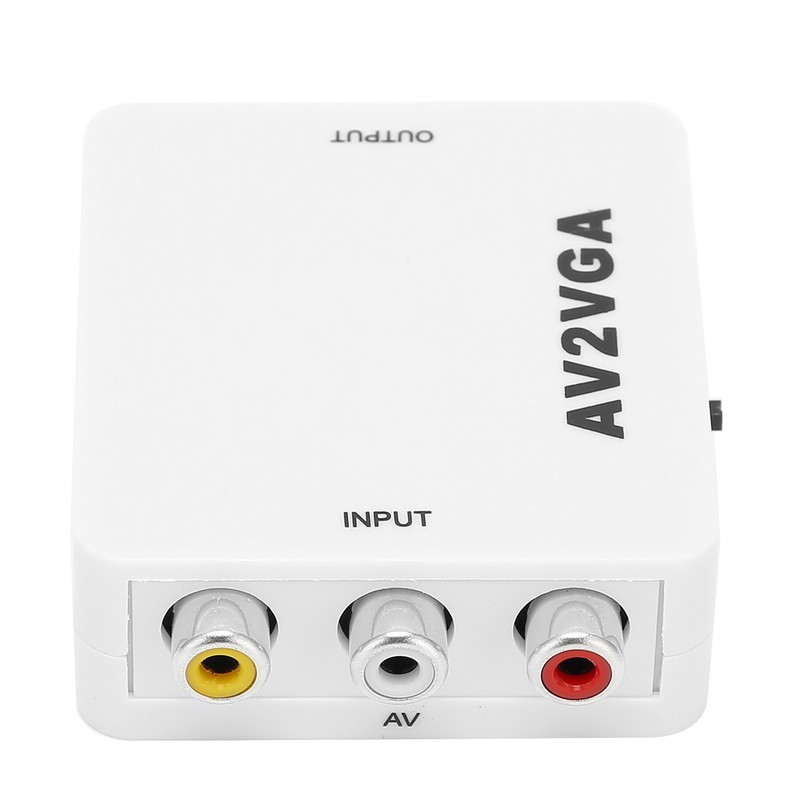 For AV to VGA Conveter Portable 1920x1080 HD AV2VGA Video