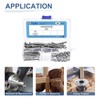 DTGN 60Pcs M5-0.8 x 40mm Flat Head Hex Socket Cap