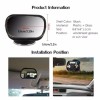 Unbranded Car Baby Back Seat View Mirror For Infant Child