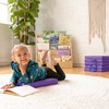 ECR4Kids SoftZone Floor Cushions, Square, Flexible Seating, Purple, 6-Piece