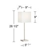 Franco 26 1/2" Tall Table Lamp USB Set of 2