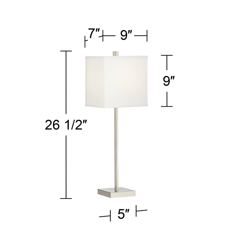 Franco 26 1/2" Tall Table Lamp USB Set of 2