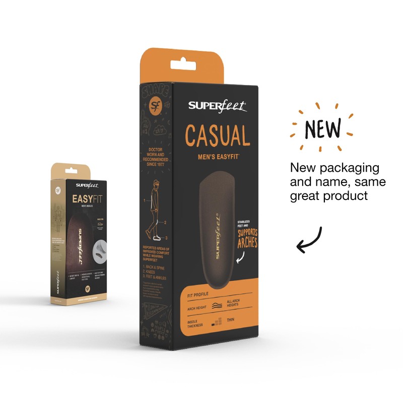 [Superfeet] インソール EASYFIT Men's ブラウン F(27.0～30.0cm）
