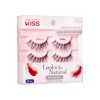 Pestañas Postizas Naturales Kiss 2 pares Looks So Natural -