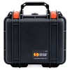 Pelican Black & Orange Pelican 1300 case with foam.