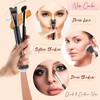 2PCS Nose Contour Brushes, 2-In-1