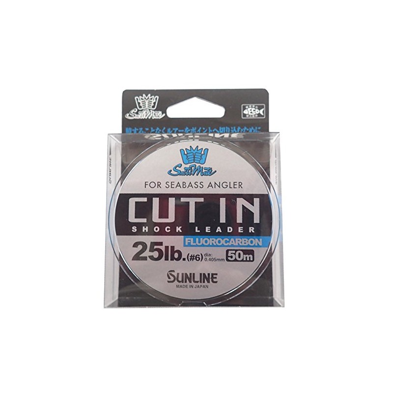 SUNLINE Fluorocarbon Line Saltimate Cut-in 16.9 ft (50 m), No.