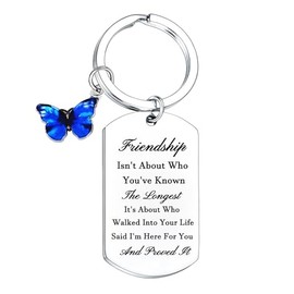 Nfyxcaz Friendship Gifts Friends Gifts Bestie Keychain Gifts for Women Gifts for True Friends Unique Friend Gifts for Girls Sister Friends Birthday Christmas Gifts