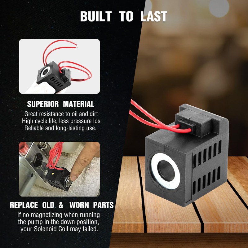 Replacement for Deltrol 10162-76 Solenoid Coil, 12v DC, 22W, Dual