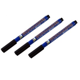 [Set of 3] Gundam Marker Sumi-ire Black Ultra Fine Type GM01 GSI Creos