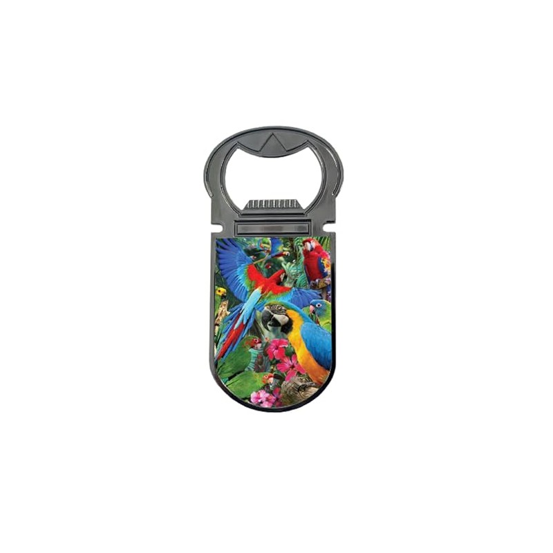3D LiveLife Bottle Openers - Parrot from Deluxebase. Bird Magnetic